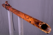 Honduran Rosewood Burl Native American Flute, Minor, Low E-4, #K4F (4)